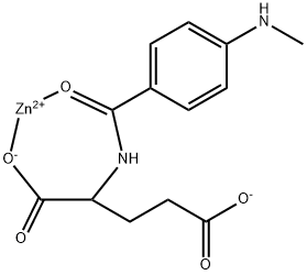 Sól cynku kwasu N-[4-(metyloamino)benzoilo]-L-glutaminowego
