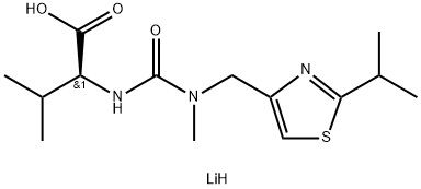 N-[N-metylo-N-((2-izopropylo-4-tiazolilo)metylo)amino)karbonylo]-L-walina, sól litowa