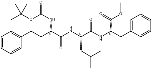 Ester metylowy N-[(S)-2-(tert-butoksykarbonyloamino)-4-fenylobutanoilo]-L-leucylo-L-fenyloalaniny
