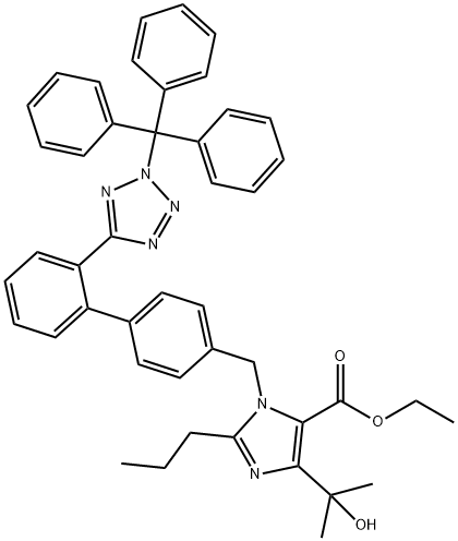 Ester etylowy N-trityloolmesartanu