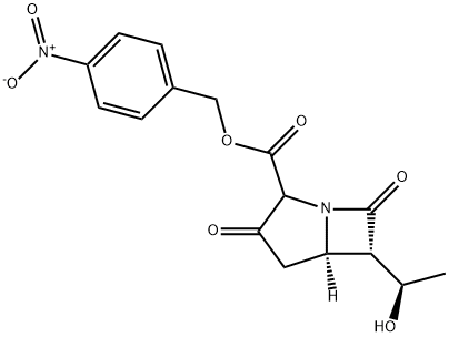 p-nitrobenzylo-6-(1-hydroksyetylo)-1-azabicyklo(3.2.0)heptan-3,7-dion-2-karboksylan