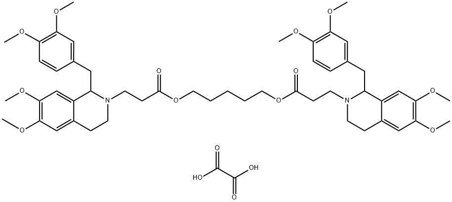 pentametylenobis[1-(3,4-dimetoksybenzylo)-3,4-dihydro-6,7-dimetoksy-1H-izochinolino-2-propionian], diszczawian