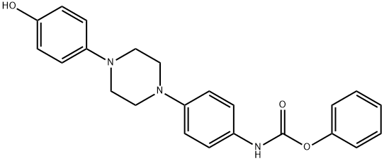 {4-[4-(4-Hydroksyfenylo)piperazyn-1-ylo]fenylo}karbaminian fenylu