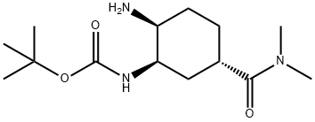 [(1R,2S,5S)-2-amino-5-[(dimetyloamino)karbonylo]cykloheksylo]karbaminian tert-butylu