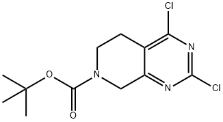 2,4-dichloro-5,6,7,8-tetrahydropirydo[3,4-d]pirymidyno-7-karboksylan tert-butylu