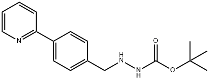 2-(4-(pirydyn-2-ylo)benzylo)hydrazynokarboksylan tert-butylu